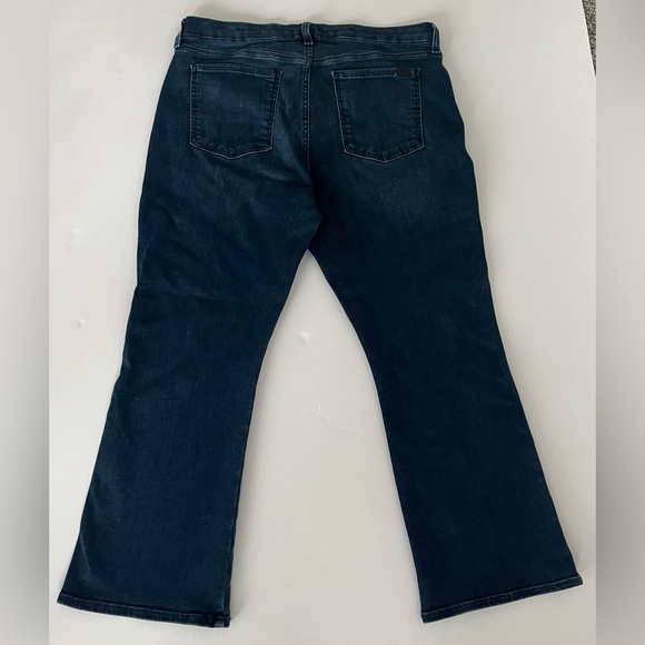 JEN 7 (by 7 for all mankind) Cropped Kick Jeans Size 14 - Picture 5 of 9